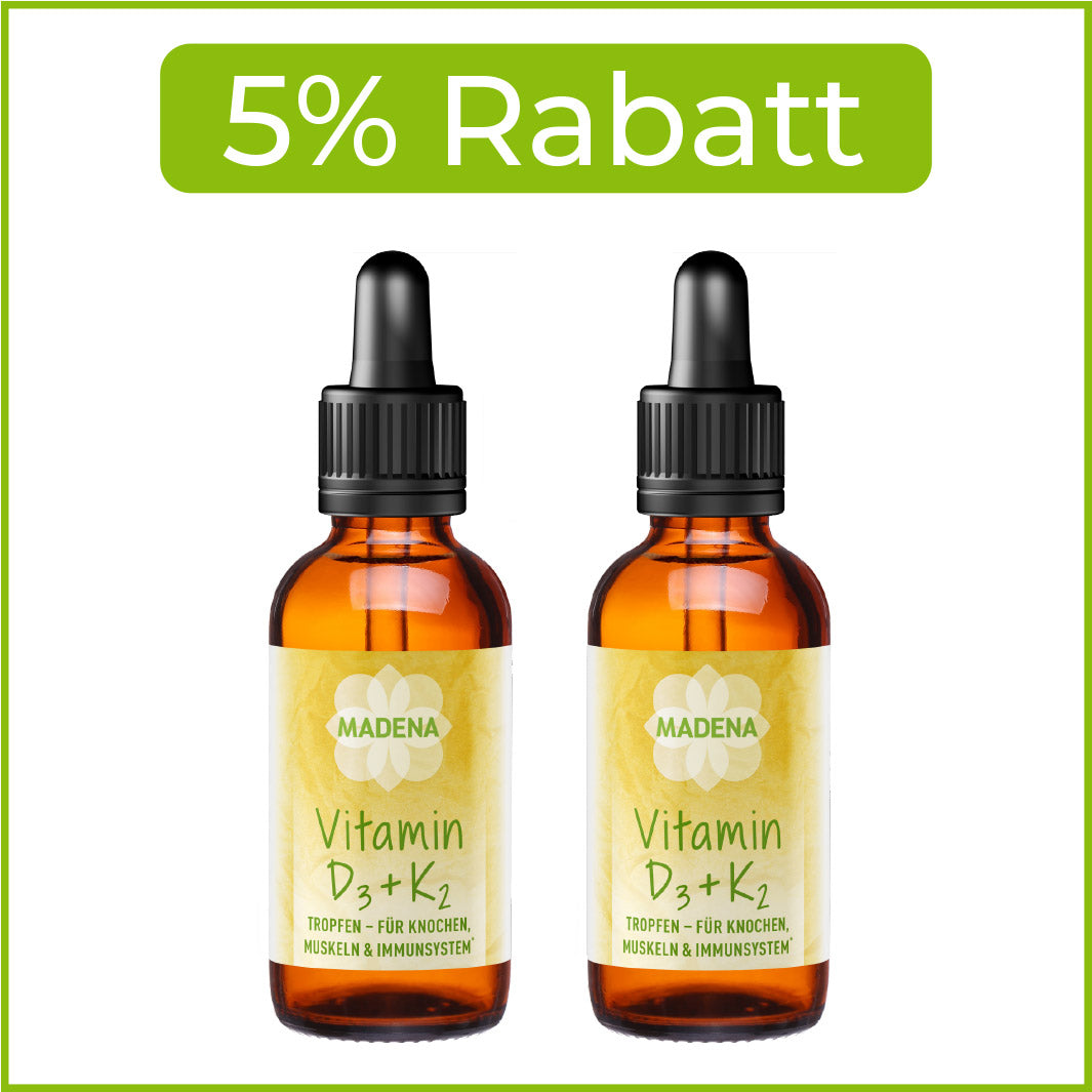 Vitamin D3 K2 Tropfen: Vegan &amp; hochdosiert