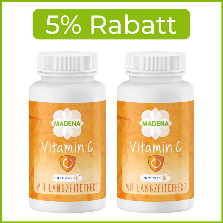 Gepuffertes Vitamin C: 2000mg mit Langzeiteffekt