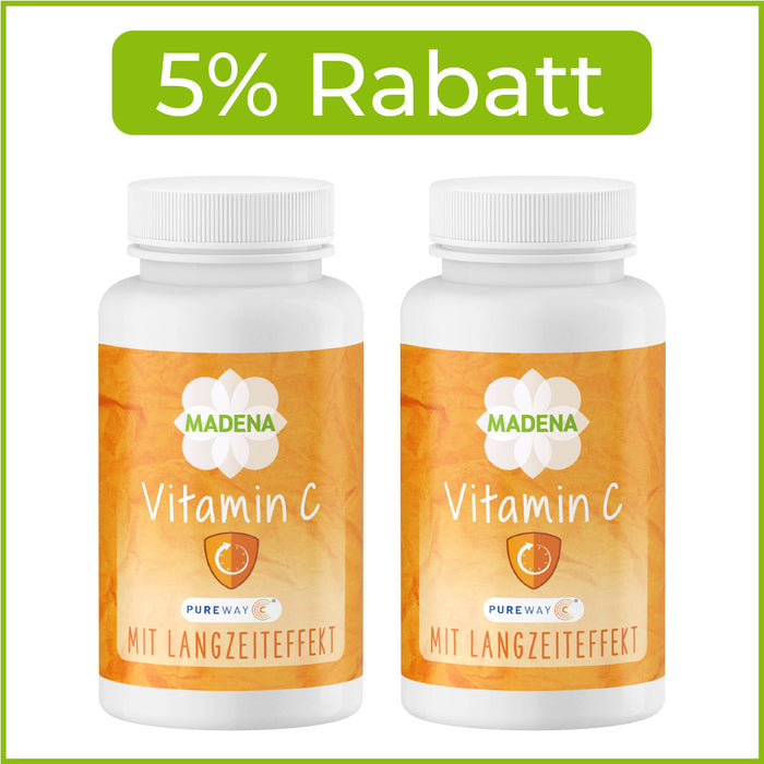 Vitamin C hochdosiert: Gepuffertes Vitamin C mit PureWay-C®