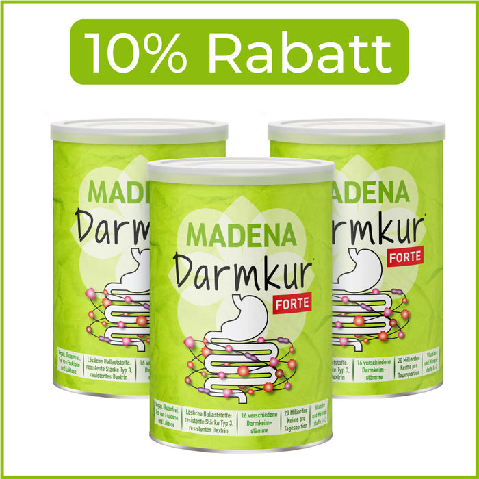 MADENA Darmkur Forte: Darmaufbau-Kur Premium