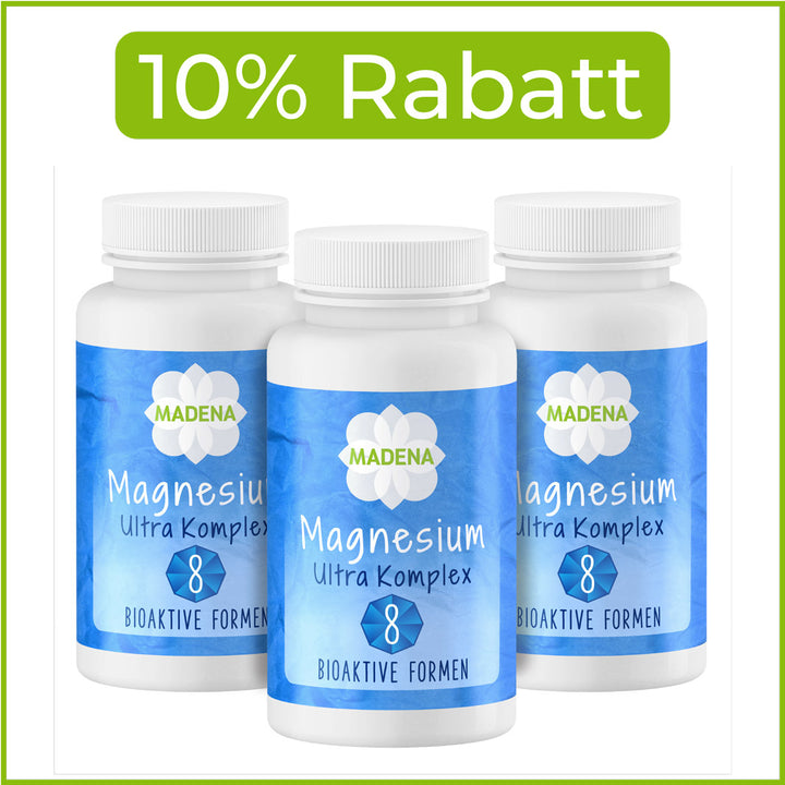 Magnesium Ultra Komplex: 8 Magnesium-Verbindungen