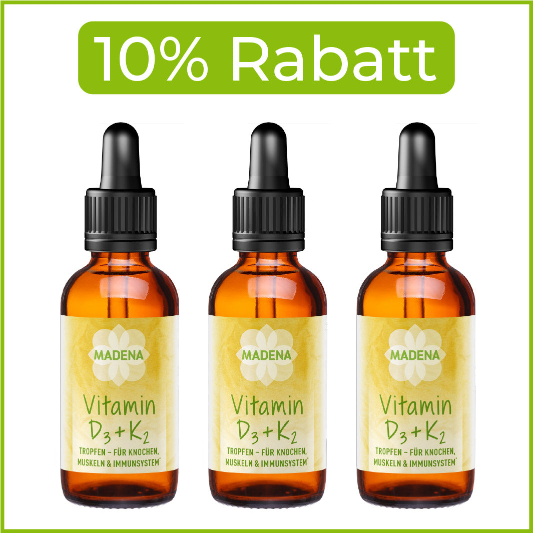Vitamin D3 K2 Tropfen: Vegan &amp; hochdosiert