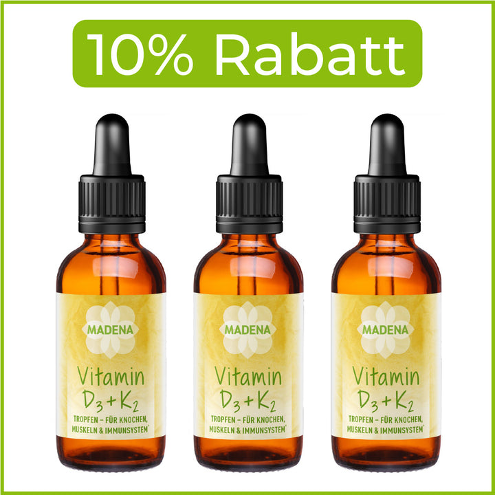 Vitamin D3 K2 Tropfen: Vegan &amp; hochdosiert