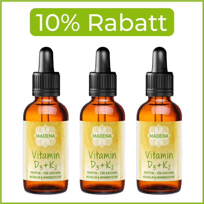 Vitamin D3 K2 Tropfen: Vegan & hochdosiert